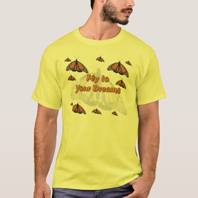Camiseta Borboletas de monarca (Frente)