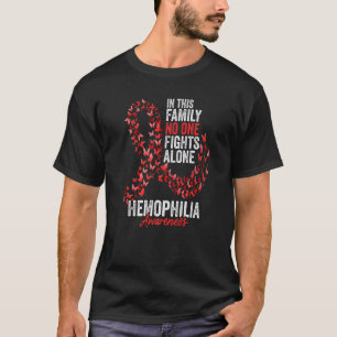 Camiseta Borboletas do Mês de Conscientização da Hemofilia