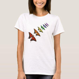 Camiseta Borboletas do Rainbow Chakra