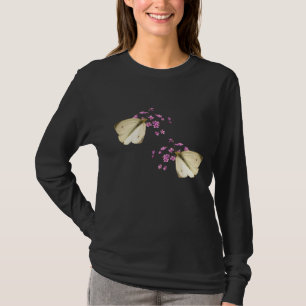 Camiseta Borboletas e flores