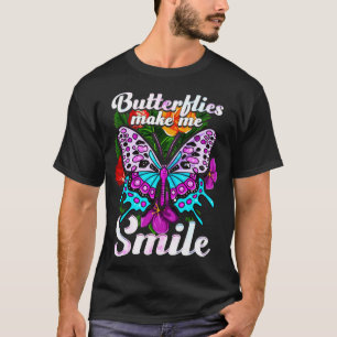 Camiseta Borboletas me fazem sorrir de borboleta