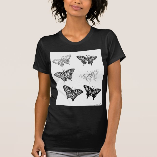 Camiseta Borboletas pelo cricketdiane (Frente)