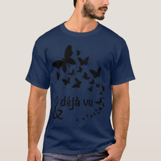 Camiseta Borboletas Pretas e Deja Vu