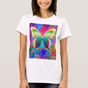 Camiseta Borboletas Psicodélicas