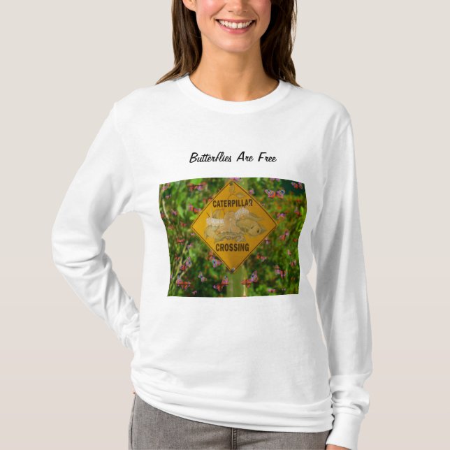 Camiseta Borboletas são livres (Frente)