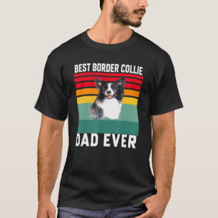 Camiseta Borda Collie Dog Pet Owner Melhor Fronteira Da