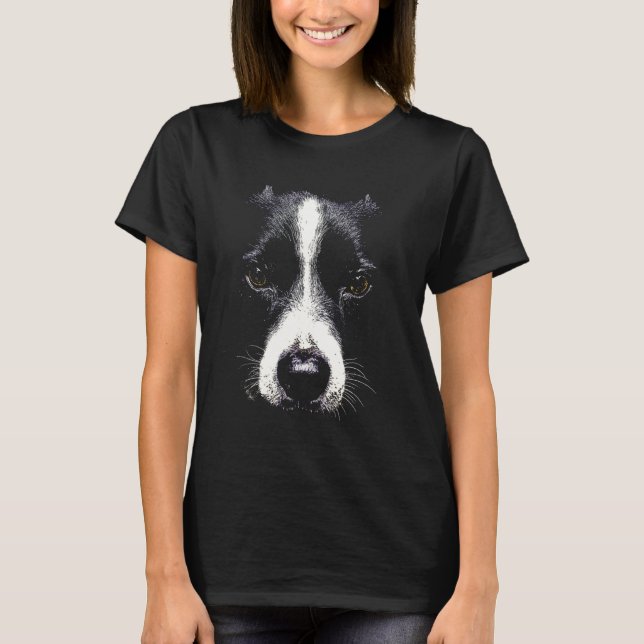 Camiseta Borda Collie Face (Frente)
