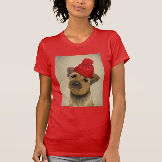 Camiseta Borda com capacete vermelho (Frente)