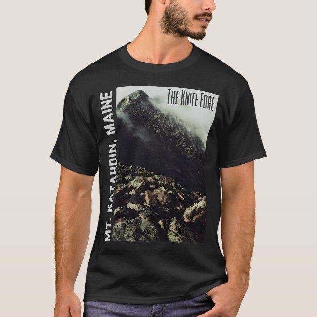 Camiseta Borda De Faca No Monte Katahdin (Frente)