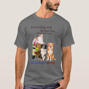 Camiseta Borda Engraçada Estilo Retroativo Do Collie Prese