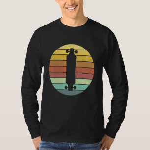 Camiseta Borda Retrorna de skate Silhouter Outdoor Spor