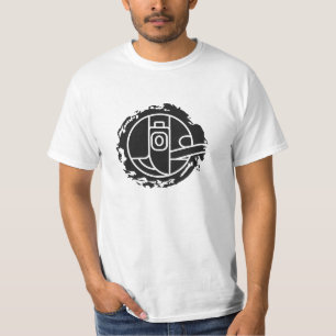 Camiseta Bordado de caixa de bobina
