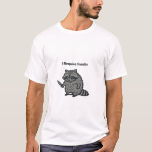 Camiseta Bordado Eu Exijo Lanches engraçado aconchegante