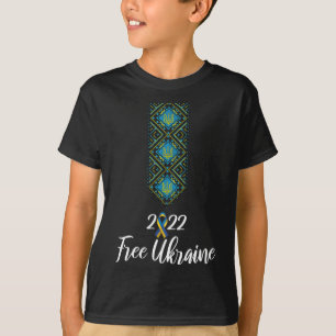 Camiseta Bordado Ucraniano Vyshyvanka Para Homens Suporte F