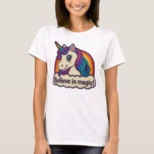 Camiseta Bordados Mitos Unicórnio Magical Cavalo