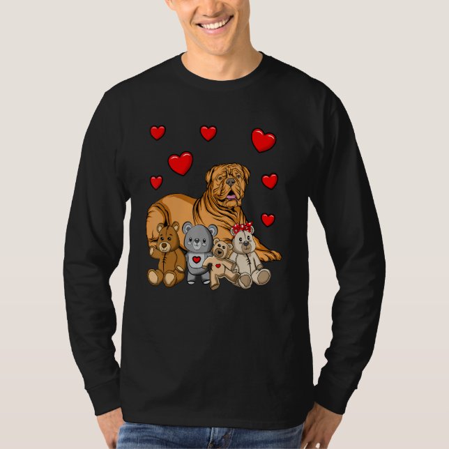 Camiseta Bordeaux Dog Fofinho Toy (Frente)