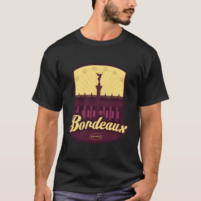 Camiseta Bordeaux França (Frente)
