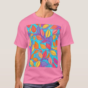 Camiseta Bordel Iluminado por LED: Folhas de Desenho Animad
