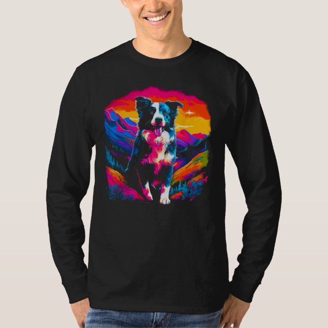 Camiseta Border Collie Dog Artist (Frente)