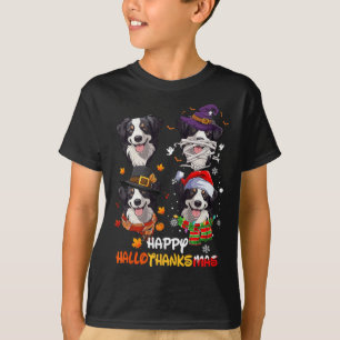 Camiseta Border Collie Dog Hallothanksmas Halloween