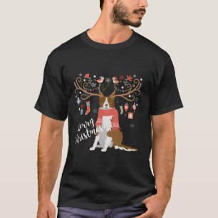 Camiseta Border Collie Dog Para O Natal