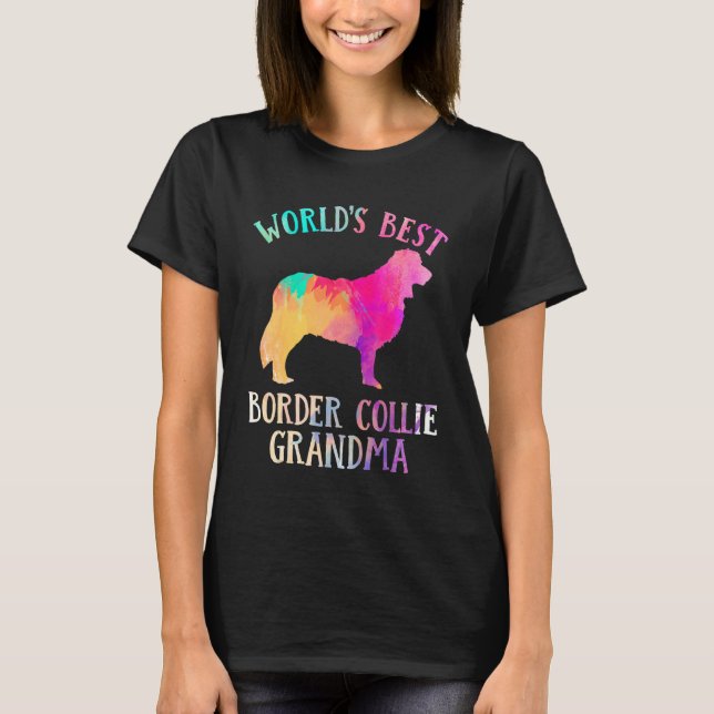 Camiseta Border Collie Dog  Worldu2019s Best Border Collie  (Frente)