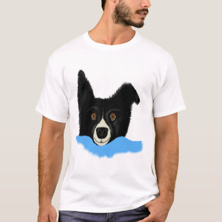 Camiseta Border collie enfrenta