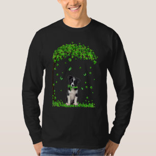 Camiseta Border Collie Irish Green Shamrock C St Patricicks