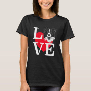 Camiseta Border Collie Love Cole