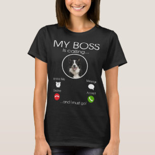 Camiseta Border Collie my Boss