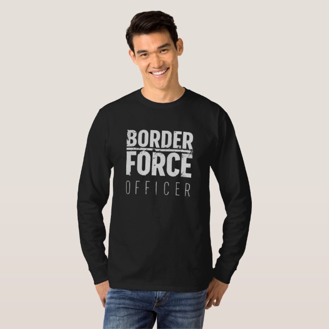 Camiseta Border Force Officer tshirt (Frente Completa)