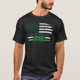Camiseta Border Patrol USA Flag America