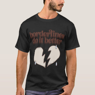 Camiseta Borderline Series Borderlines Fazem Melhor (Marfim