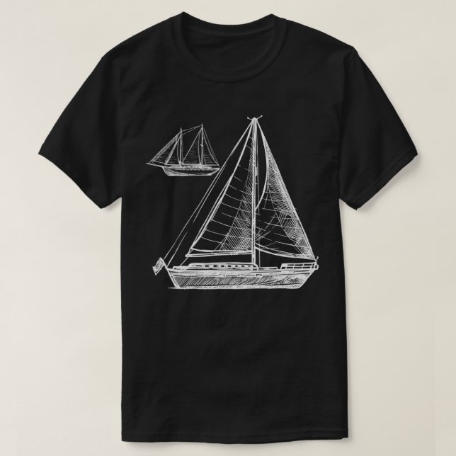 Camiseta Bordo de Navegação no Oceano Antigo  (Frente do Design)