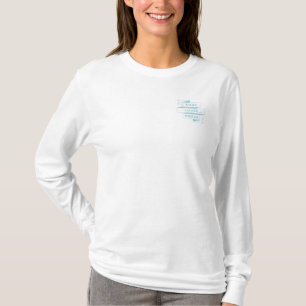 Camiseta Bordo do Livro e Retrô Azul Pastel Ortoado