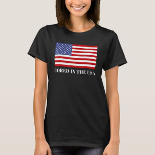 Camiseta Bordo Nos Eua