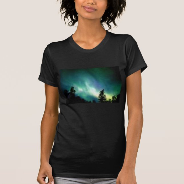 Camiseta borealis da Aurora (Frente)