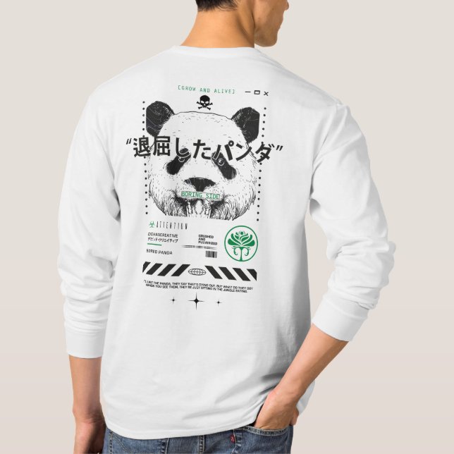 Camiseta Bored Panda Streetwear (Verso)