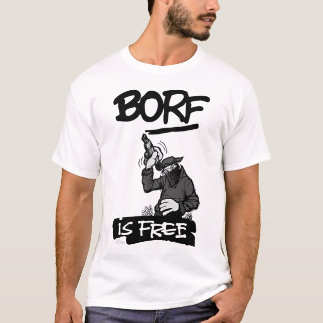 CAMISETA BORF ESTÁ LIVRE (Frente)