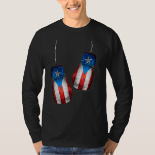 Camiseta Boricua Boxers Boxando Ventiladores Luvas Porto Ri