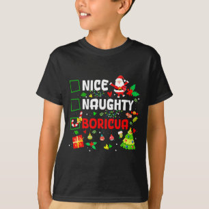 Camiseta Boricua Legal Bonita Porto Rico Mulheres Natal S