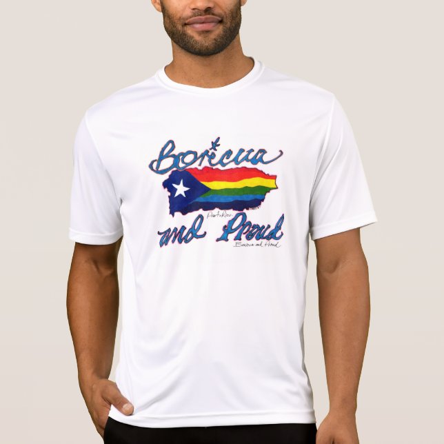 Camiseta Boricua n orgulhoso (Frente)