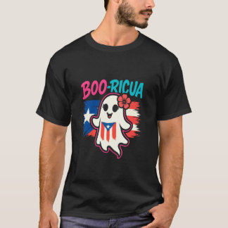 Camiseta Boricua Puerto Rico Halloween Outfit Boo-ricua 1