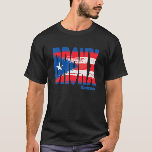 Camiseta Boricua Roots Puerto Rico Pride PR Bronx Puerto Ri (Frente)
