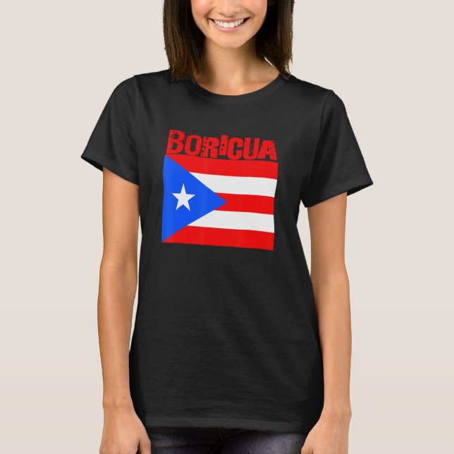 Camiseta Boricua Roots Puerto Rico Pride PR Souvenir Puerto (Frente)