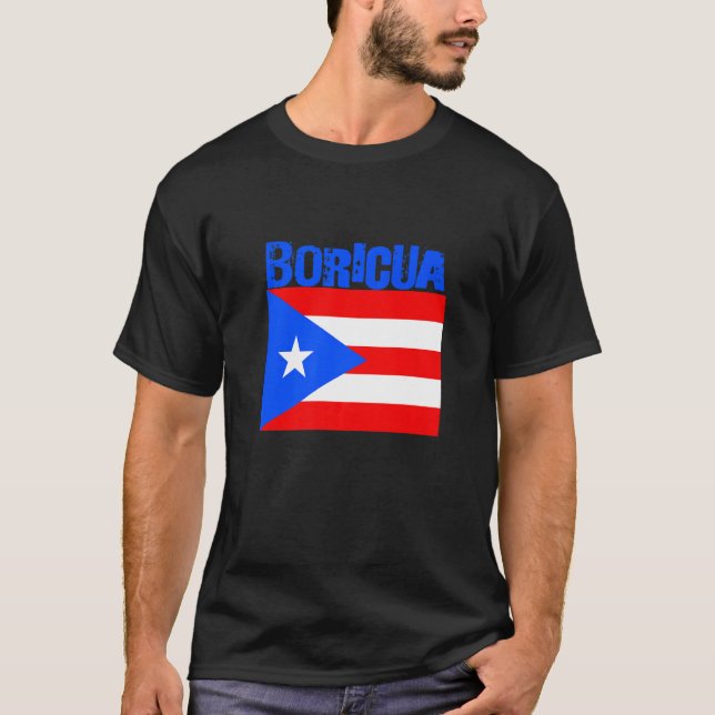 Camiseta Boricua Roots Puerto Rico Pride PR Souvenir Puerto (Frente)