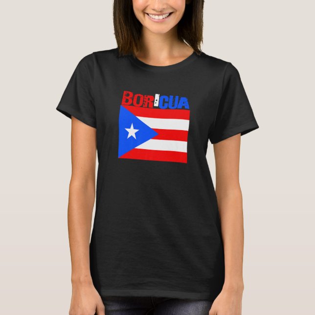 Camiseta Boricua Roots Puerto Rico Pride PR Souvenir Puerto (Frente)