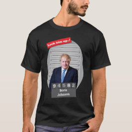 Camiseta Boris Johnson 🤣 Funny Mugshot Novelty T Shirt
