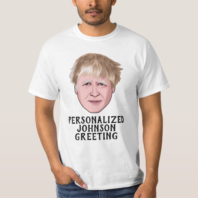 CAMISETA BORIS JOHNSON PERSONALIZADO (Frente)