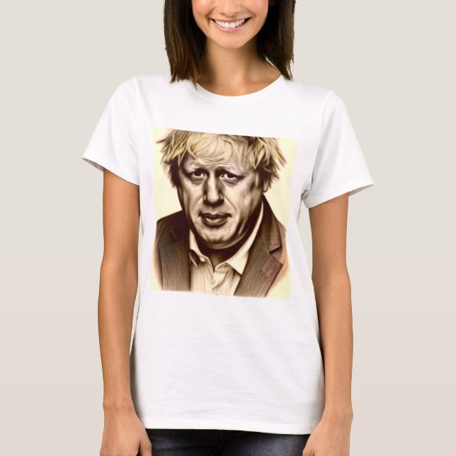 Camiseta Boris Johnson Tee-Shirt (Frente)